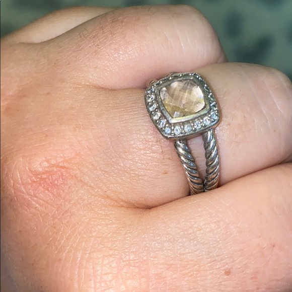 Petite Albion David Yurman Ring with Morganite - Picture 3 of 6
